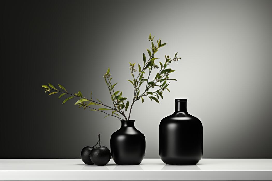 black vase decor ideas overview