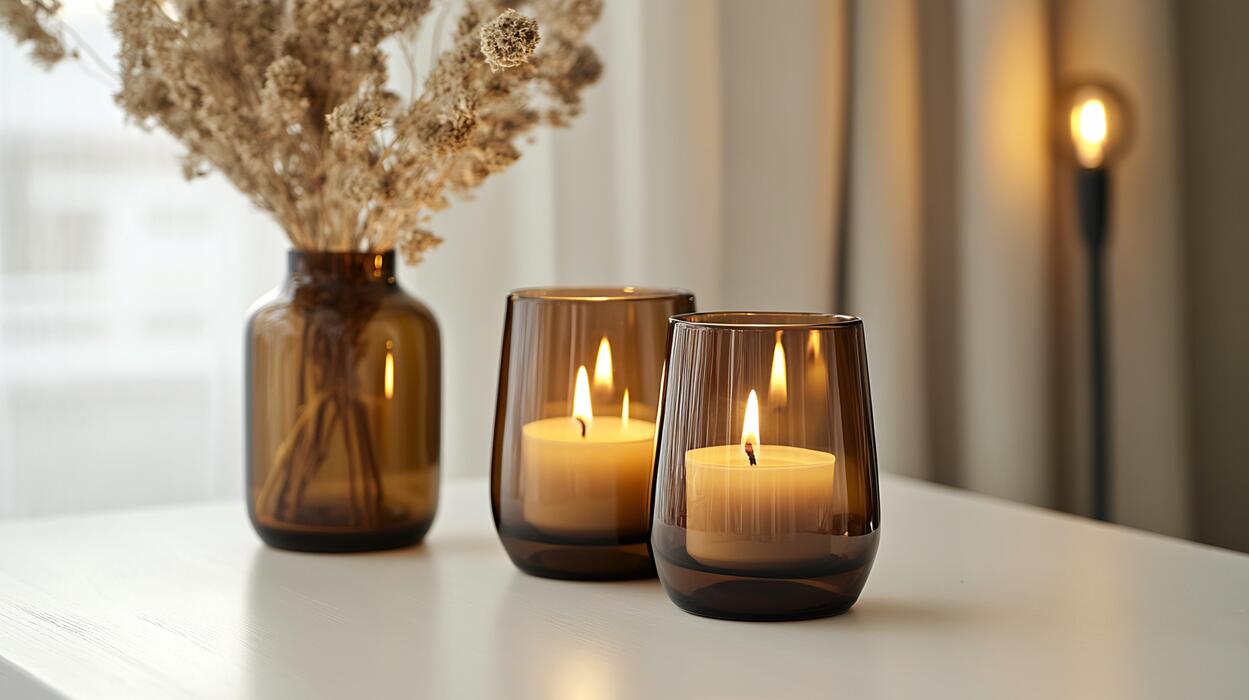 candle in vase ideas overview