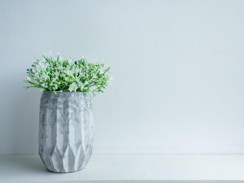 cement flower vase design overview