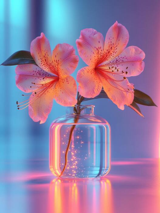 flower lights in vase guide